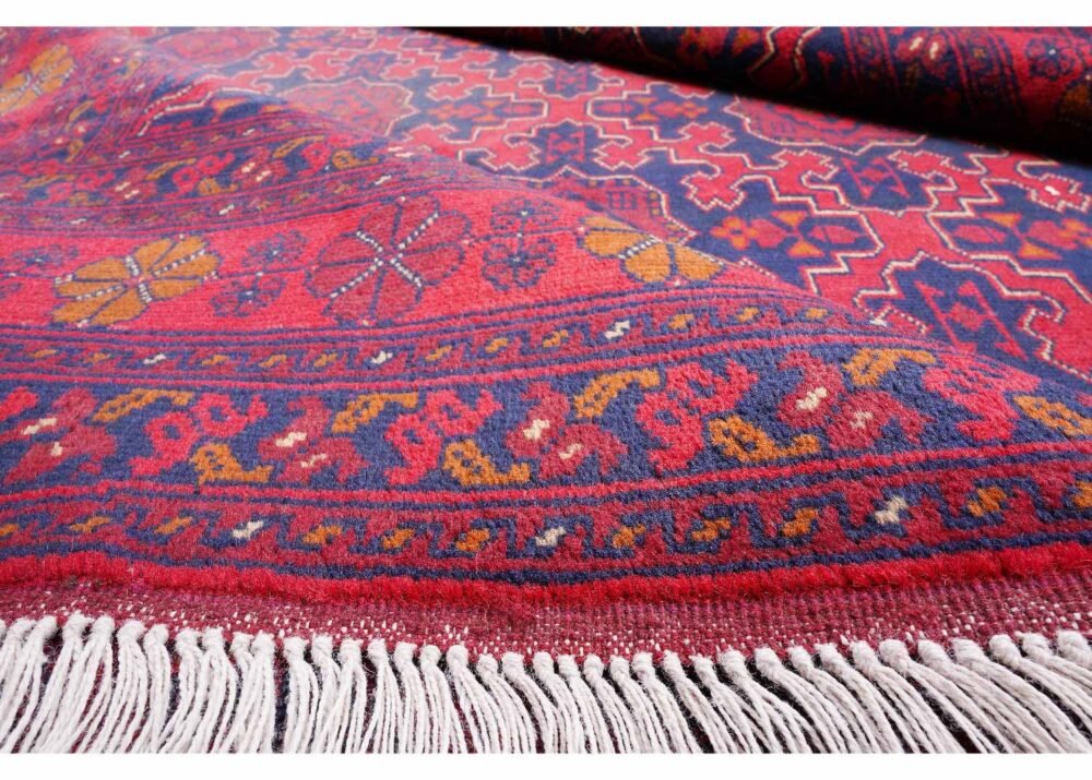 High-end Red Wool Carpet 9.4x6.5 ft Traditional Bilicik Rug