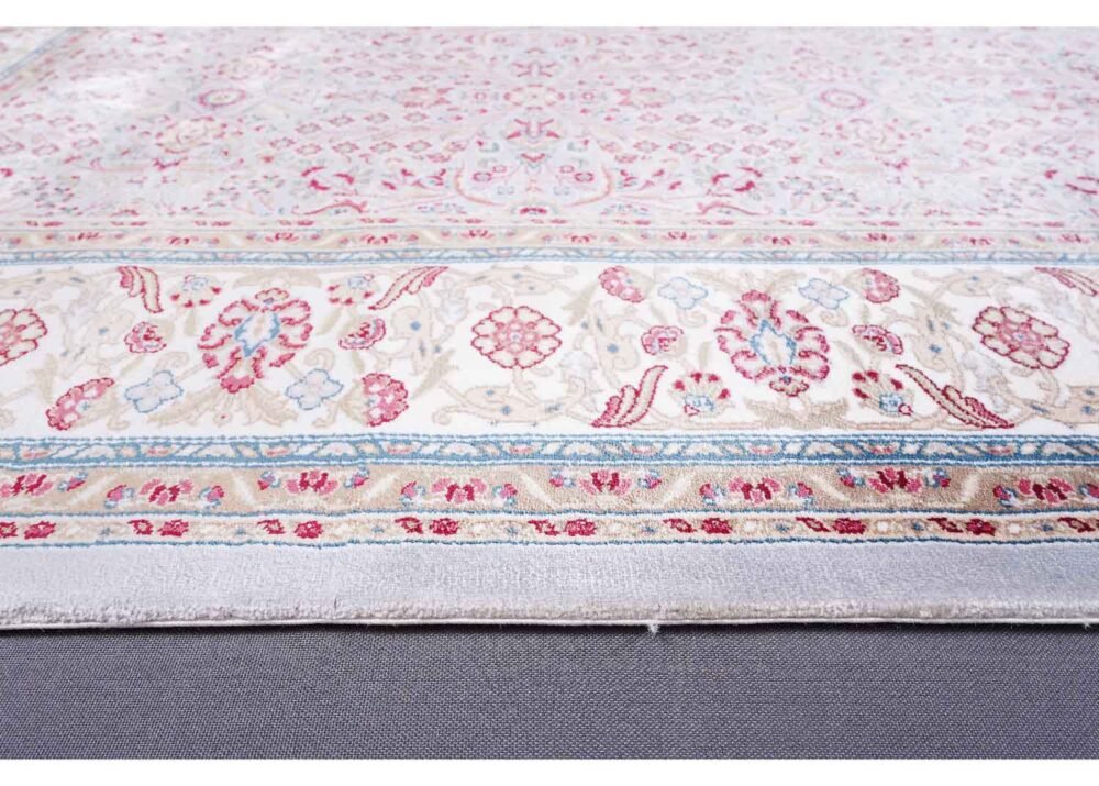 Machine Made Area Rug from Bamboo Silk 6.2x4.2 ft Medallion - Rugs 1