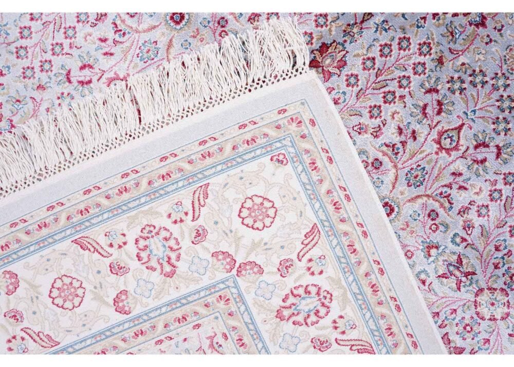 Machine Made Area Rug from Bamboo Silk 6.2x4.2 ft Medallion - Rugs 1