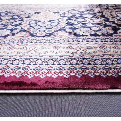 Medallion Outdoor Rug Red-Beige 11x8 ft Bamboo Silk - Rugs 1