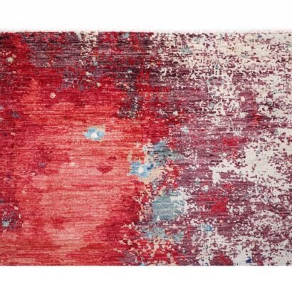Modern Abstract Rug Red Blue 9.7x8.2 ft - Rugs 1