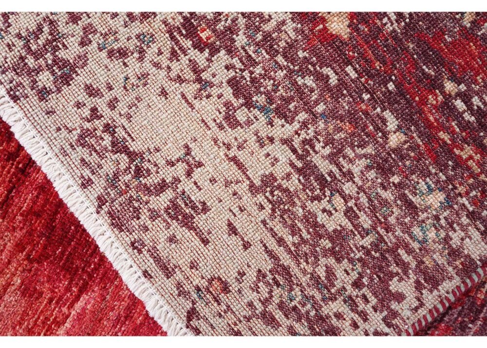 Modern Abstract Rug Red Blue 9.7x8.2 ft - Rugs 1
