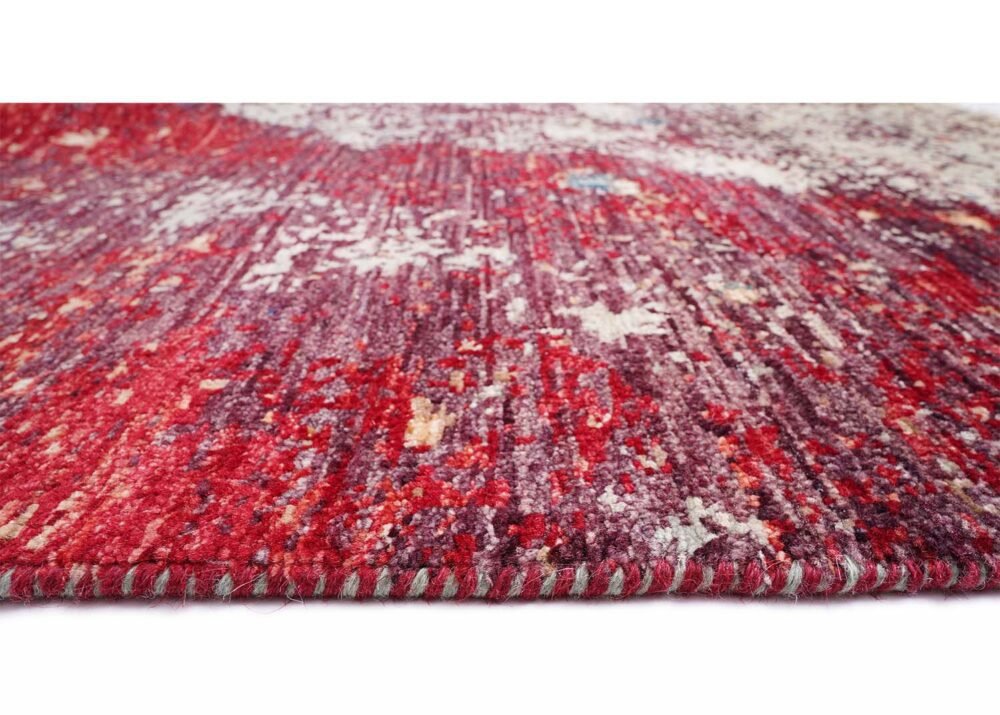 Modern Abstract Rug Red Blue 9.7x8.2 ft - Rugs 1