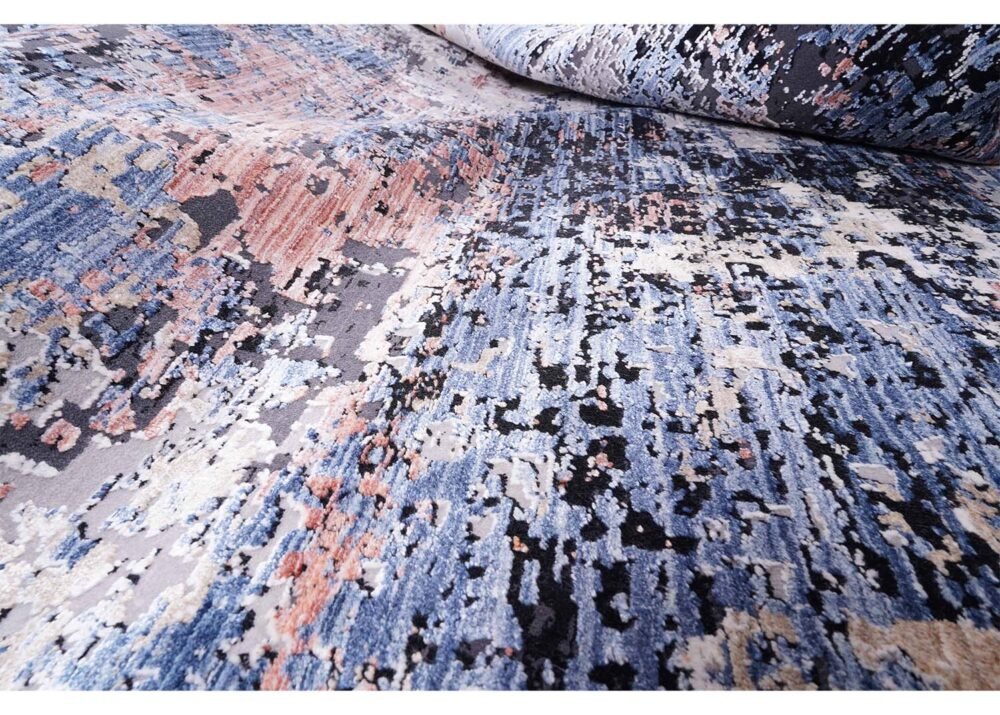 Modern Beige Abstract Area Rug 9.8x7.5 Extra Large - Rugs 1