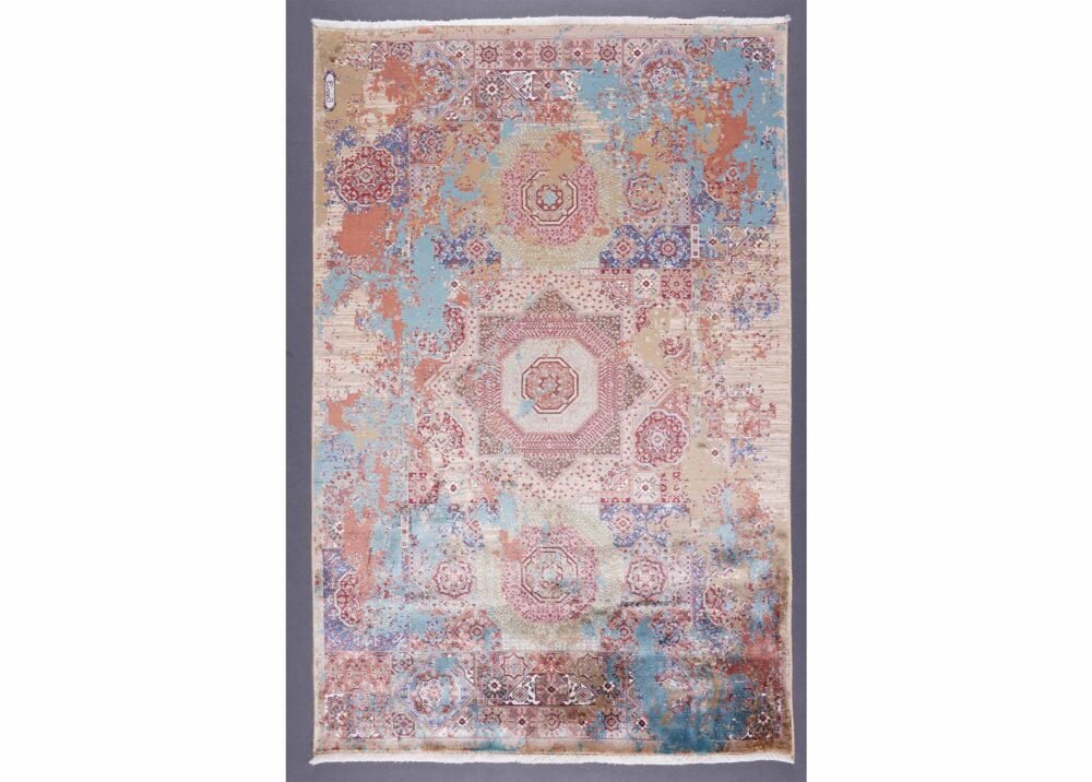 Modern Memluk Small Brown Rug 3.9x2.6 ft - Rugs 1