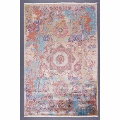 Modern Memluk Small Brown Rug 3.9x2.6 ft - Rugs 1
