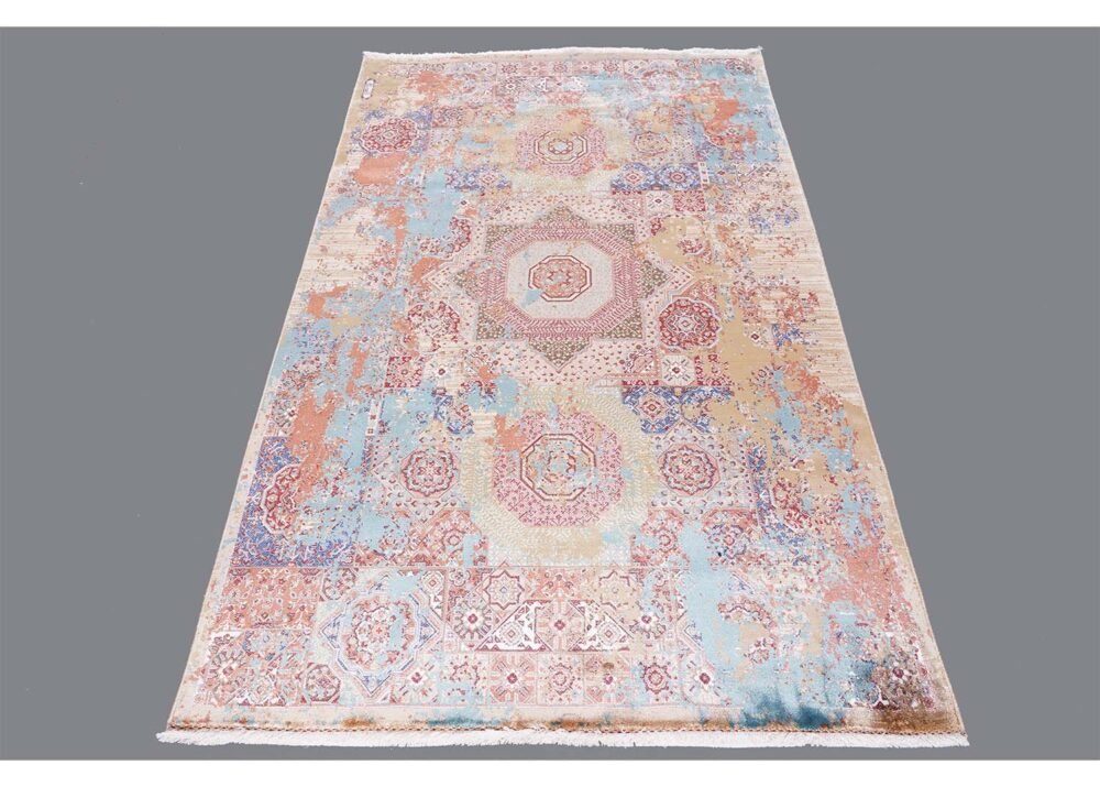Modern Memluk Small Brown Rug 3.9x2.6 ft (2)