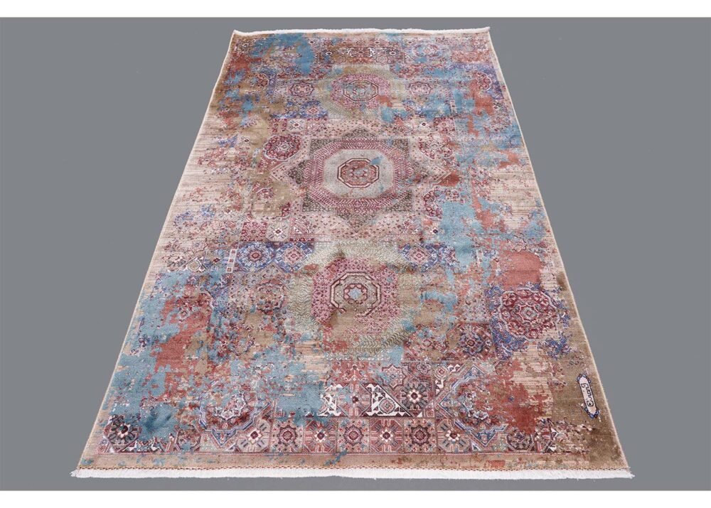 Modern Memluk Small Brown Rug 3.9x2.6 ft (2)