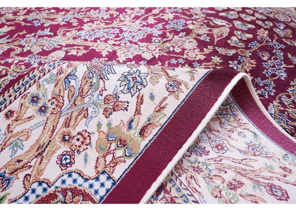 New Area Rugs Machine Made Silk Medallion 3.9x5.9 ft - Rugs 1