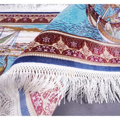 Oriental Area Rug Small Room Silk Portrait 2.9x1.3 ft - Rugs 1