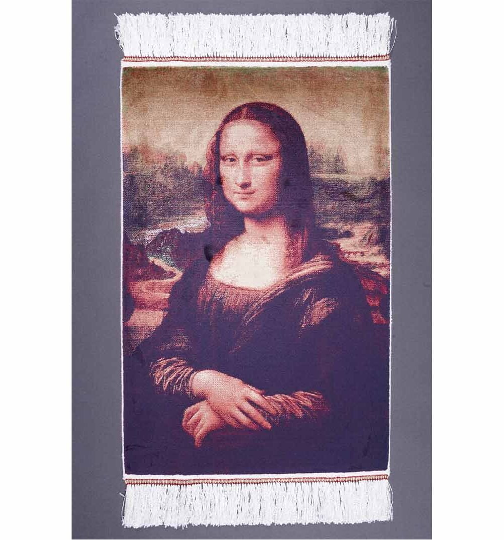 Oriental Brown Black Rug Portrait Design 2.6x4.6 ft Silk - Rugs 1