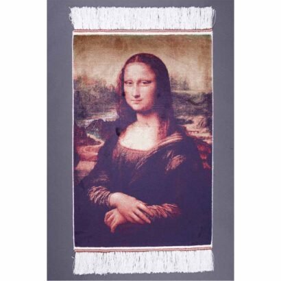 Oriental Brown Black Rug Portrait Design 2.6x4.6 ft Silk - Rugs 1