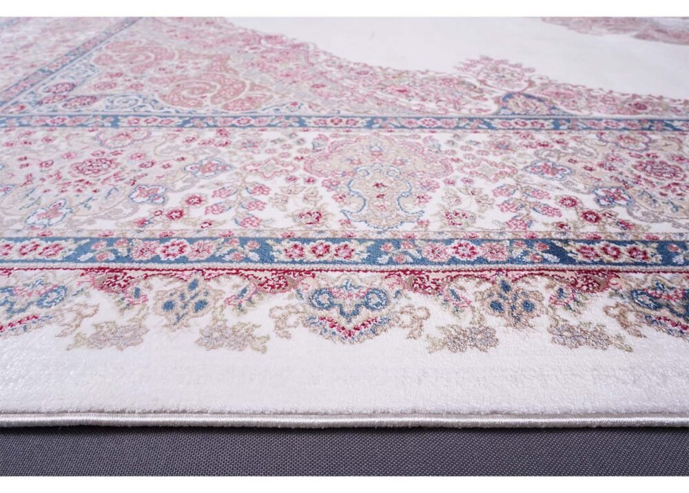 Oriental Rug Beige Brown Silk Medallion 5.2x7.5 ft - Rugs 1