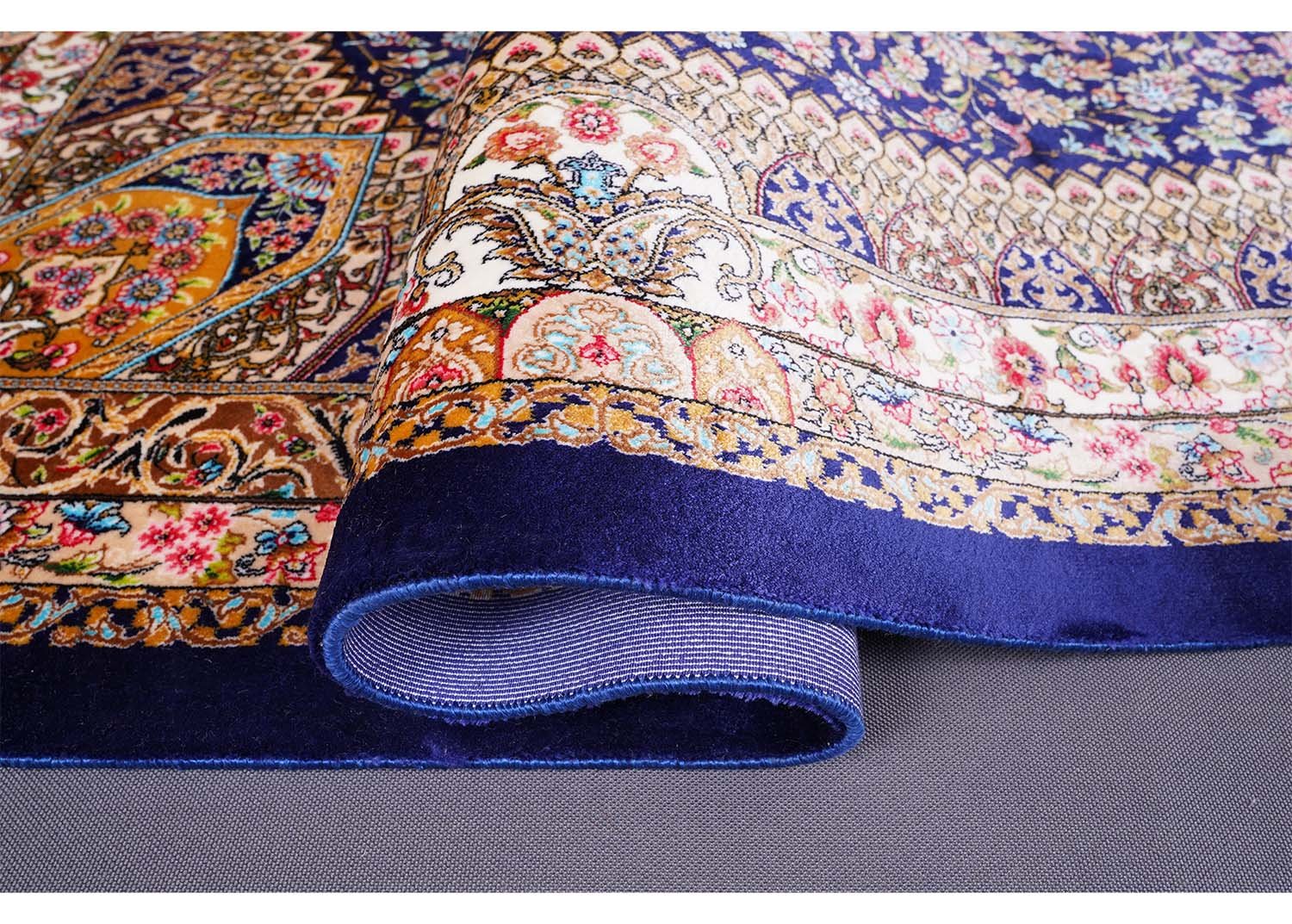 Oriental Small Throw Rugs Washable 2.6x3.9 Medallion Silk - Rugs 1