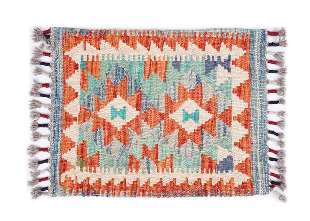 Outdoor Floor Cushions - 3 Pcs Handwoven Kilim Pillow Set