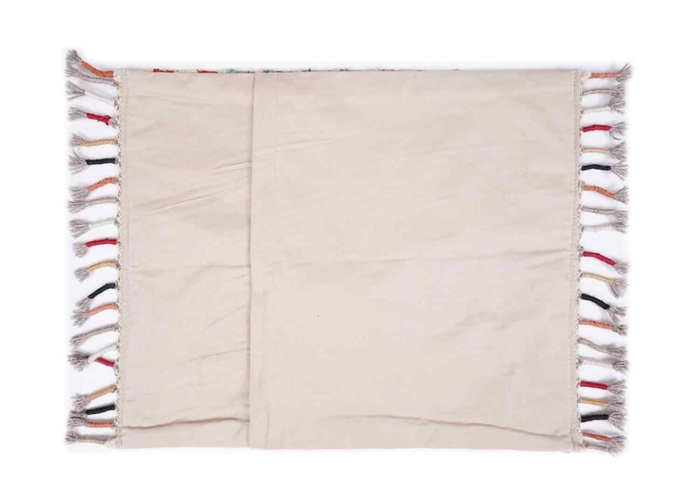 Outdoor Floor Cushions - 3 Pcs Handwoven Kilim Pillow Set