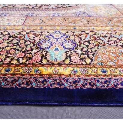 Outdoor Rugs for Deck Brown Silk Medallion 3.9x5.9 ft - Rugs 1