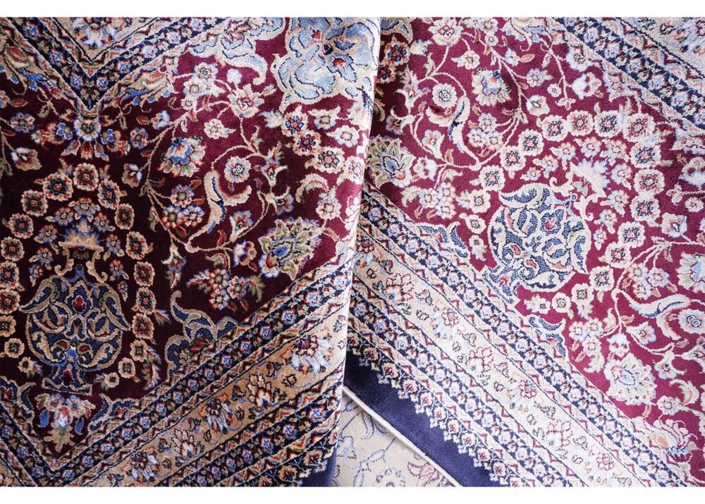 Oversized Rug for Living Room Silk Medallion 11x8 ft - Rugs 1