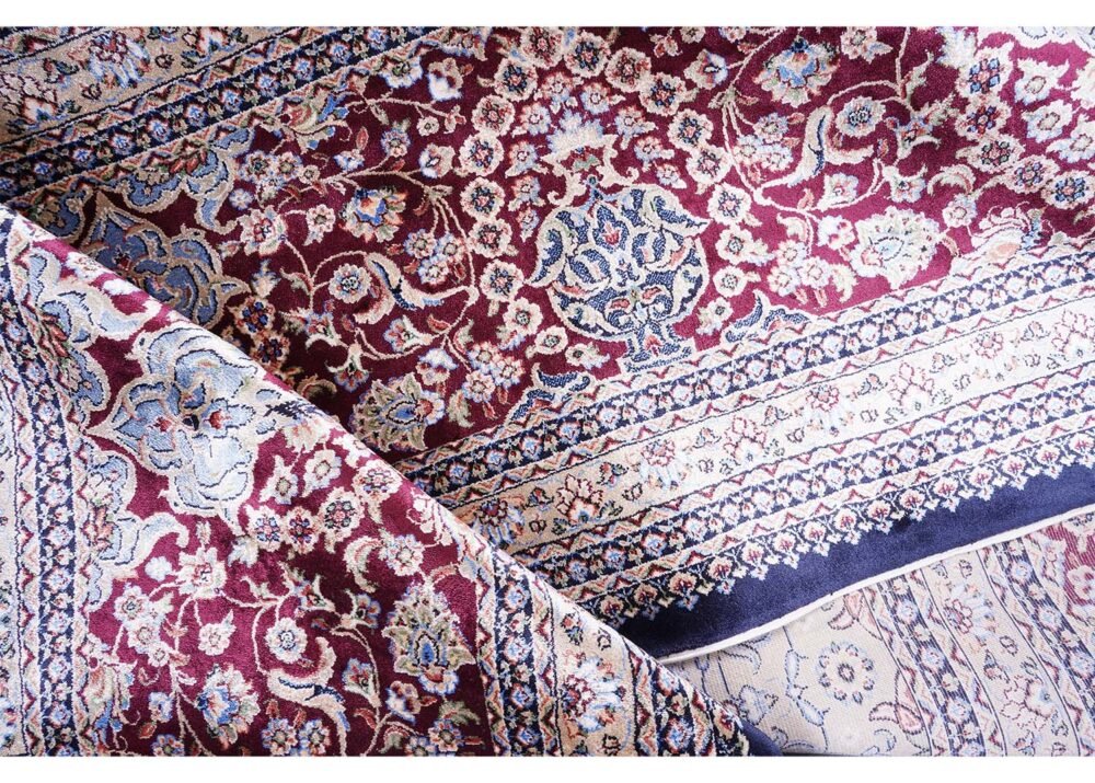 Oversized Rug for Living Room Silk Medallion 11x8 ft - Rugs 1