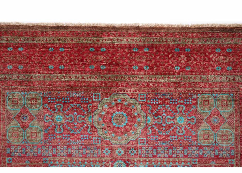 Red Area Rug for Kitchen, Bedroom, Living Room Traditional Memluk