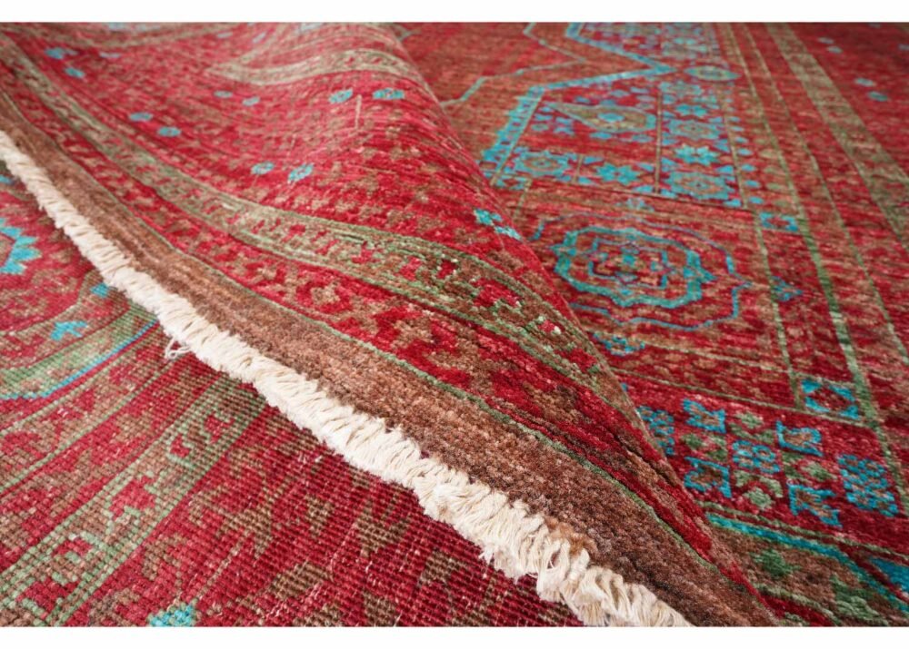 Red Area Rug for Kitchen, Bedroom, Living Room Traditional Memluk