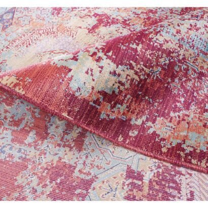 Red and Orange Area Rugs 3.9z2.6 ft Modern Memluk - Rugs 1