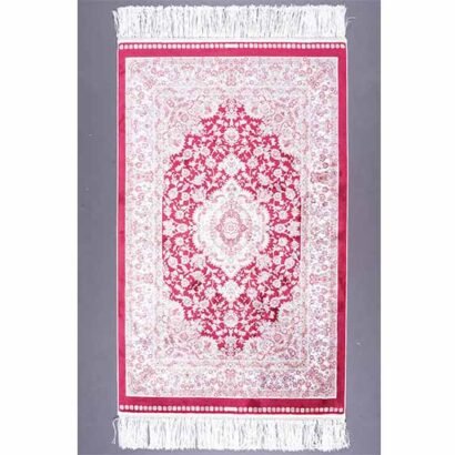 Rugs Small for Home Red Silk Medallion 2.6x4.1 ft - Rugs 1