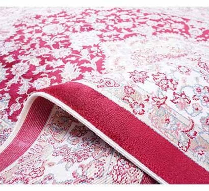Rugs Small for Home Red Silk Medallion 2.6x4.1 ft - Rugs 1