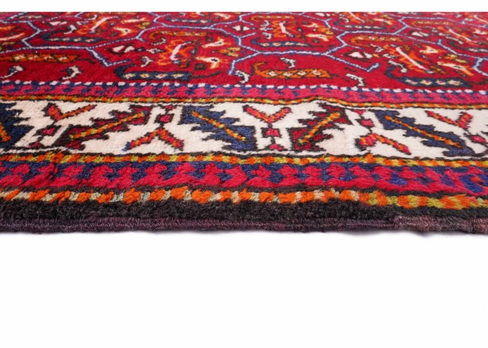 Sami Old Malatya Red-Beige 5x3 Traditional Rug Animal Print