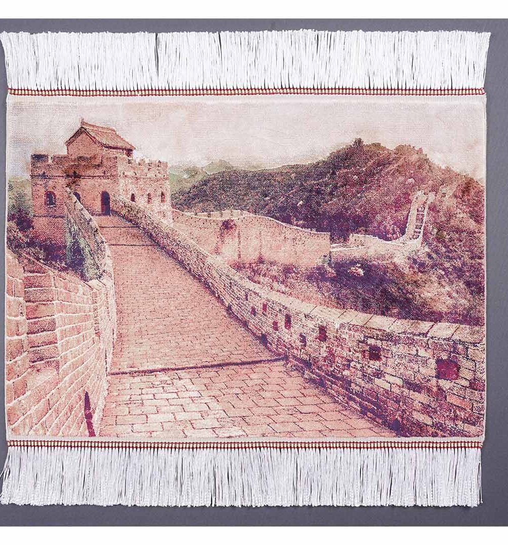 Silk Oriental Rug Beige-Brown Oriental Portrait 1.6x2.2 ft - Rugs 1