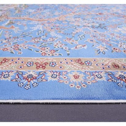 Small Patio Rug 2.6x3.9 ft Bamboo-Silk Medallion - Rugs 1