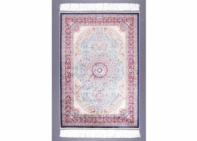 Bedroom Silk Medallion Rug