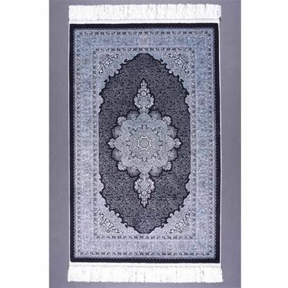 Small Rug for Dining Table Silk Medallion 2.6x4.1 ft - Rugs 1