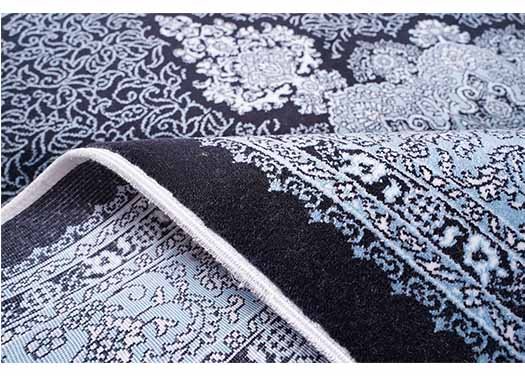 Small Rug for Dining Table Silk Medallion 2.6x4.1 ft - Rugs 1
