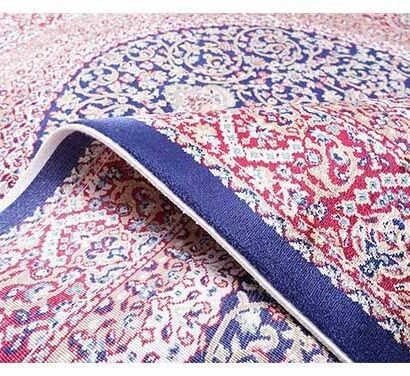 Small Rugs for Front Door Entrance Inside 2.6x4.1 ft Silk Medallion - Rugs 1
