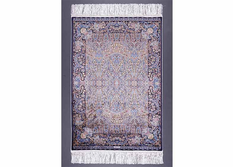 Small Rugs for High Traffic Areas Silk Medallion 2.6x3.9 ft - Rugs 1