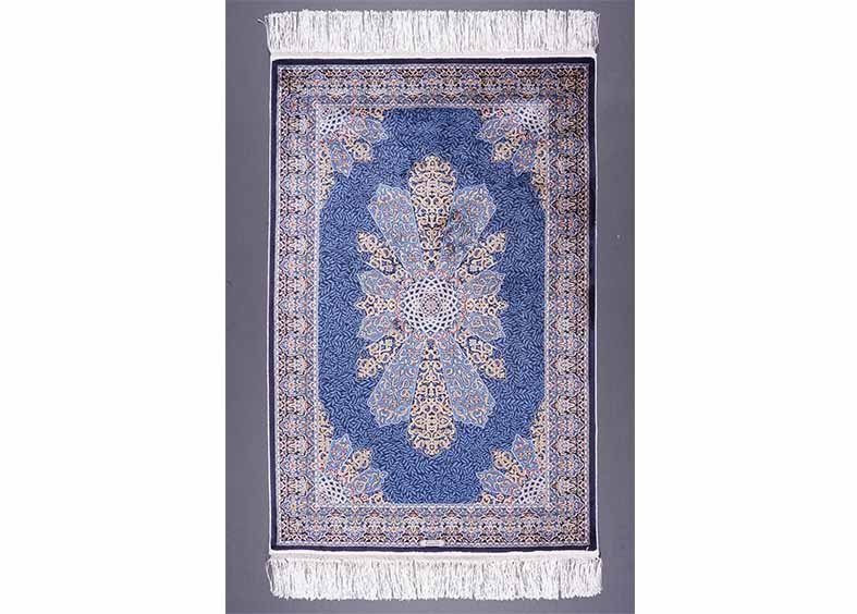 Small Rugs for Lounge Silk Medallion 2.6x3.9 ft - Rugs 1