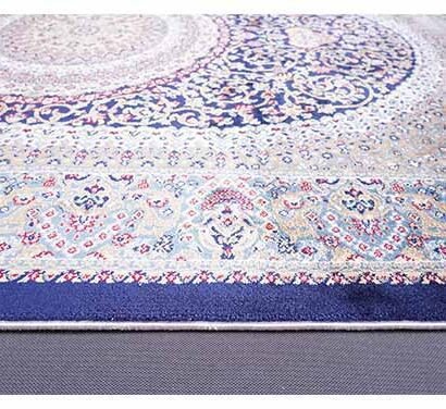 Small Rugs for Room Blue Silk Medallion 2.6x4.1 ft - Rugs 1