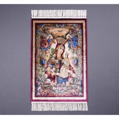 Small Throw Rugs for Bedroom Silk Portrait 1.6x2.2 ft - Rugs 1