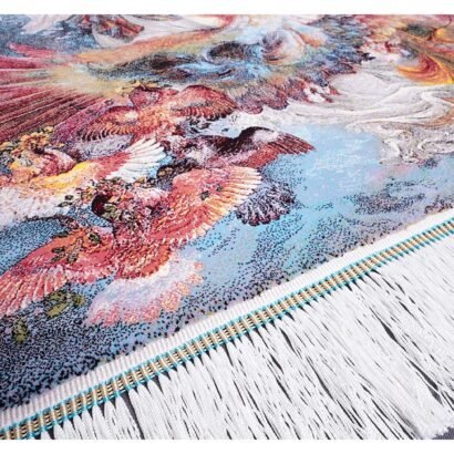 Small Turkish Rug Portrait Design 2.2x3.2 ft Washable Silk - Rugs 1