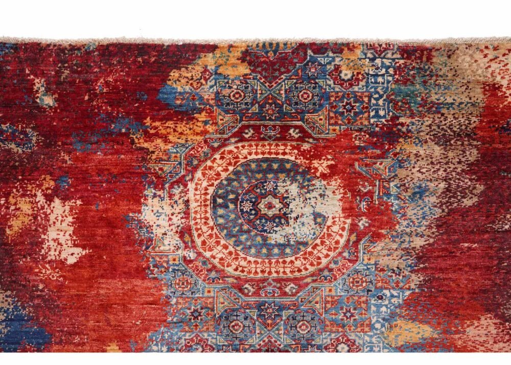 Stylish Multicolor Wool Area Rugs 6.4x4.8 ft Traditional Modern Memluk