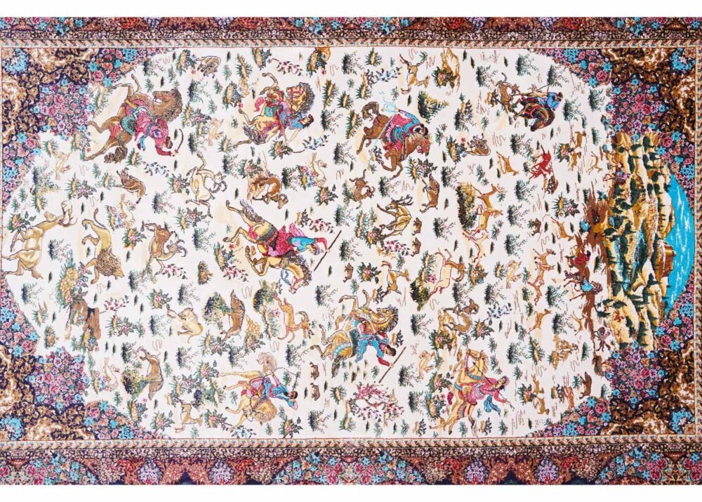 contemporary rug layout for interior styling