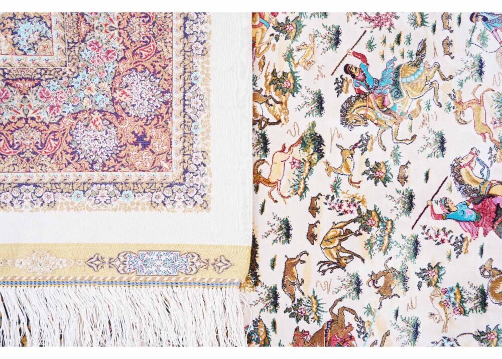 contemporary rug layout for interior styling