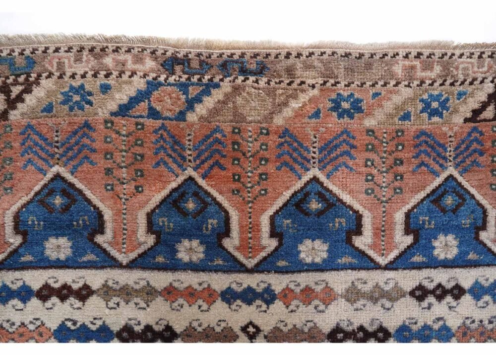 Traditional Kars Semi-Old 5x3 Rug Hand-Knotted Oriental Pattern