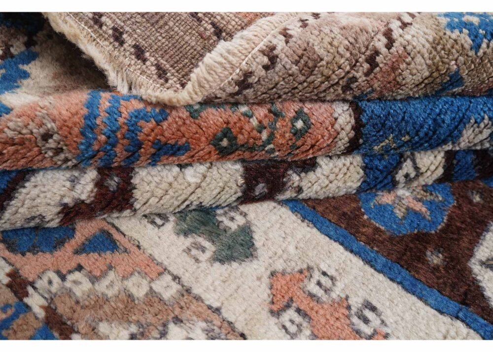 Traditional Kars Semi-Old 5x3 Rug Hand-Knotted Oriental Pattern