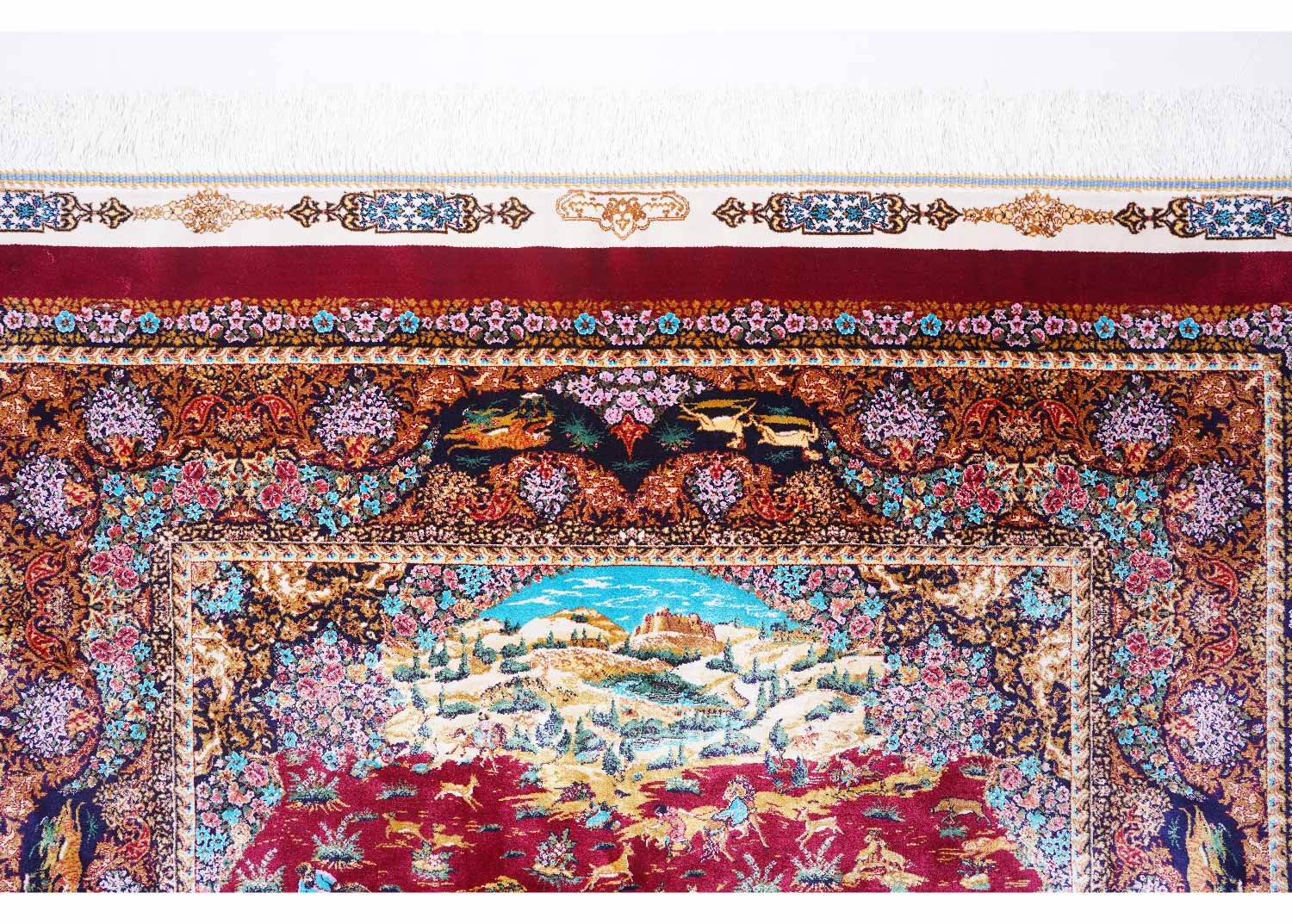 contemporary rug layout for interior styling