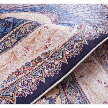 Washable Outdoor Rugs Bamboo-Silk 5.2x7.5 ft Medallion - Rugs 1