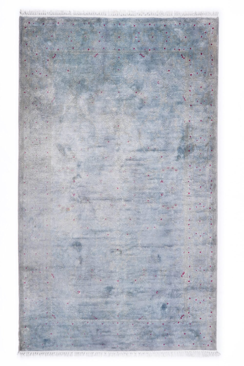 Solid Grey Blue Kayseri Rug