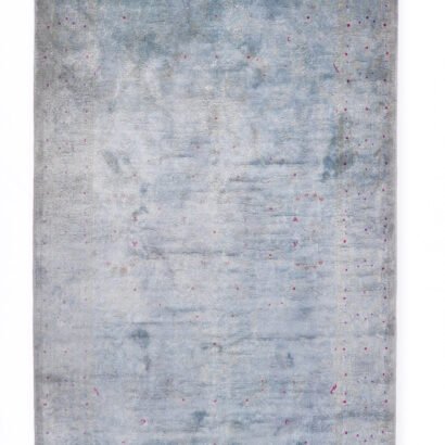 Solid Grey Blue Kayseri Rug