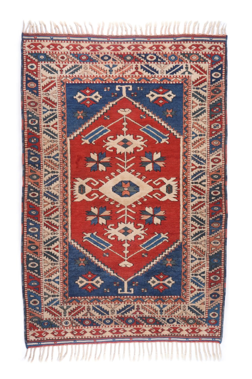 red blue oriental rug